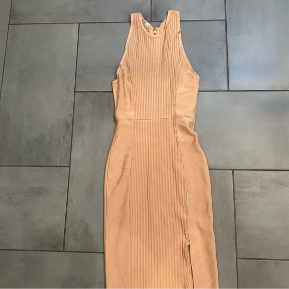 House of CB Laverle Dress in Nudest - Picture 5 of 6